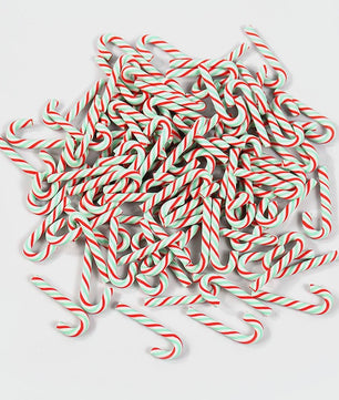 Mini Kerststokjes (10/30/50 Stuks) - Kleurrijke & Rode Candy Cane Decoraties voor Kerst DIY & Huisdecoratie
