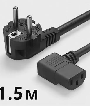 EU Power Kabel IEC C13 Verlengsnoer - 1.2m, 1.5m, 2m, 3m - Voor PC, TV, Monitor, Laptop