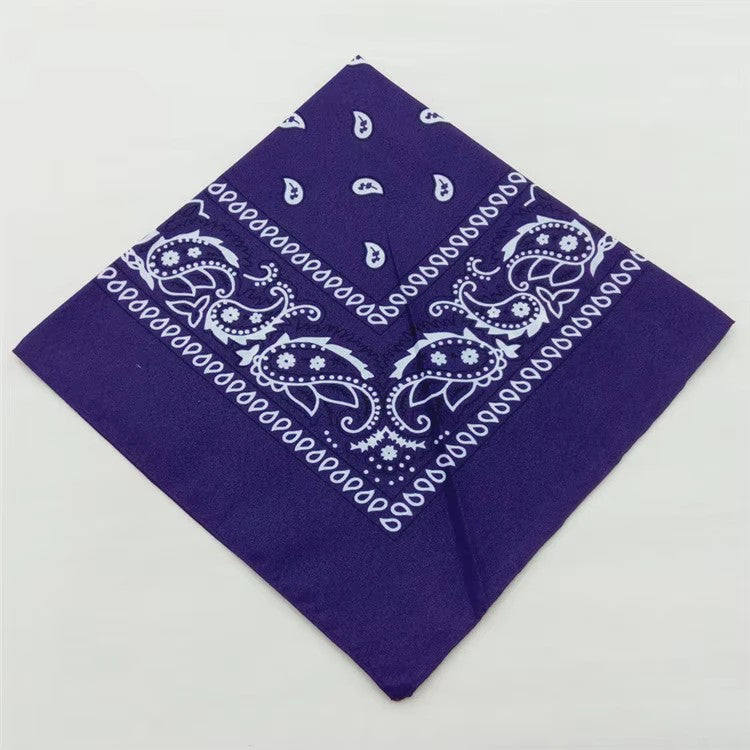 Modieuze Katoenen Bandana Sjaal 54x54cm - Paisley Print voor Dames & Heren