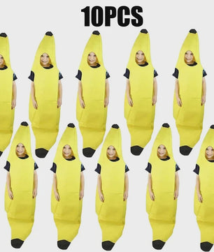 Grappig Bananen Kostuum voor Volwassenen - Perfect voor Feestjes, Carnaval & Halloween
