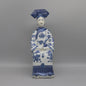 Set Keramische Beelden Chinese Keizer en Keizerin - Qing Dynastie Decoratie