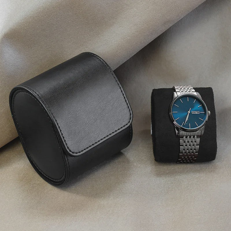 Reis Etui voor Horloges - Opbergrol voor 3 Horloges met Uitneembare Kussens