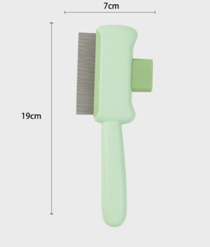Zelfreinigende Hondentondeuse met één knop - Efficiënte Huisdier Haarverwijderaar & Borstel