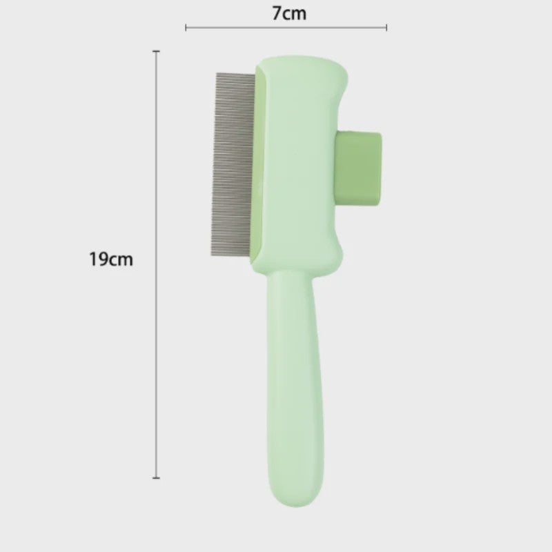 Zelfreinigende Hondentondeuse met één knop - Efficiënte Huisdier Haarverwijderaar & Borstel