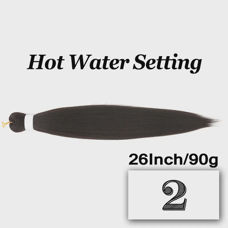 Pre-stretched Braiding Hair 26 Inch - Synthetische Haarverlengingen voor Crochet Braids in Kleuren