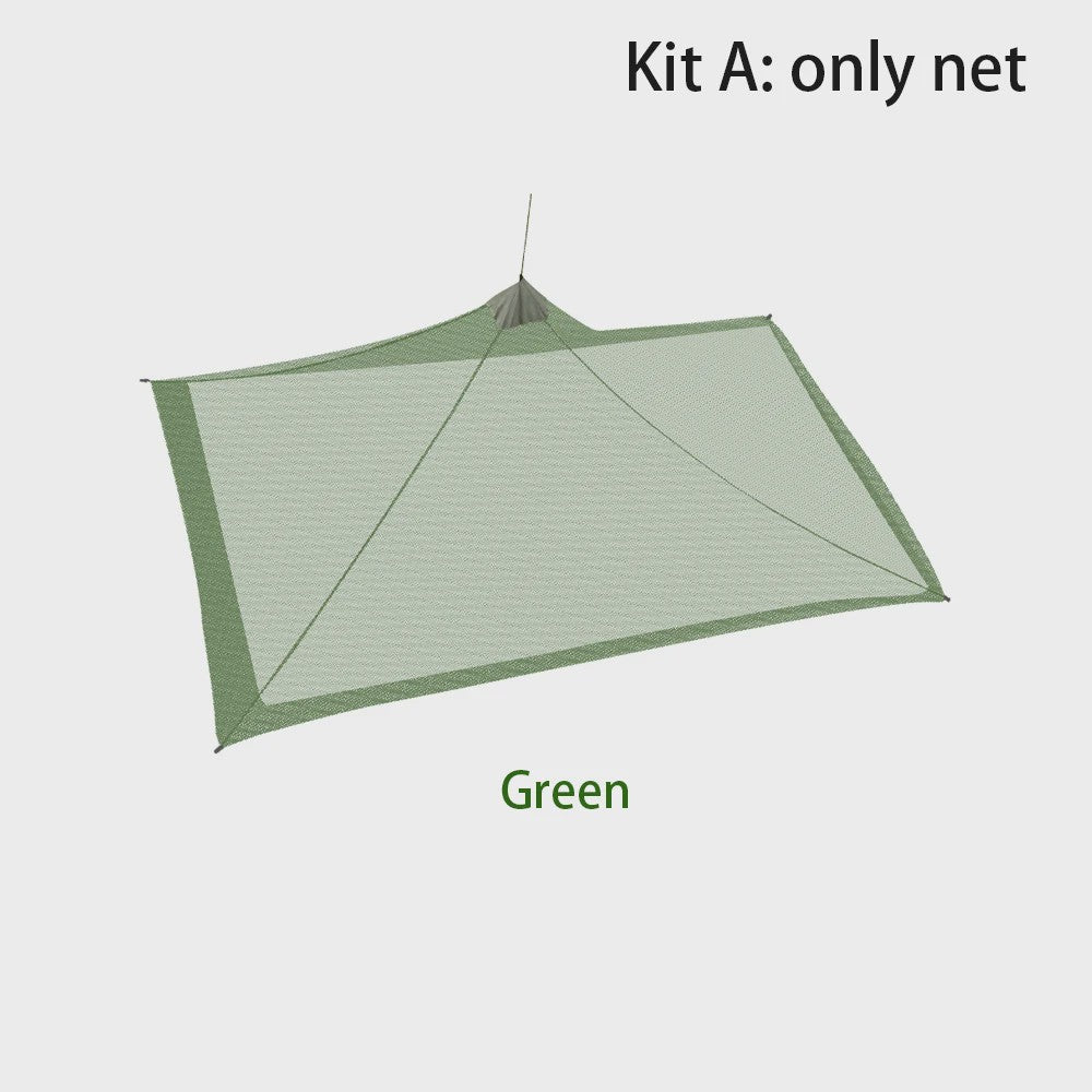 Outdoor Muggennet Insectenwerende Tent - Camping Solo Mesh - Lichtgewicht & Compact