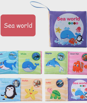 Zacht Stoffen Babyboek - Educatief & Interactief voor Baby's 0-12 Maanden