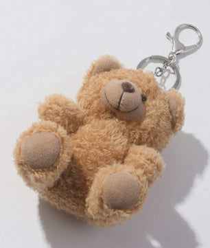 Schattige Pluche Beren Sleutelhanger - Knuffelbeestje voor Tas en Sleutels