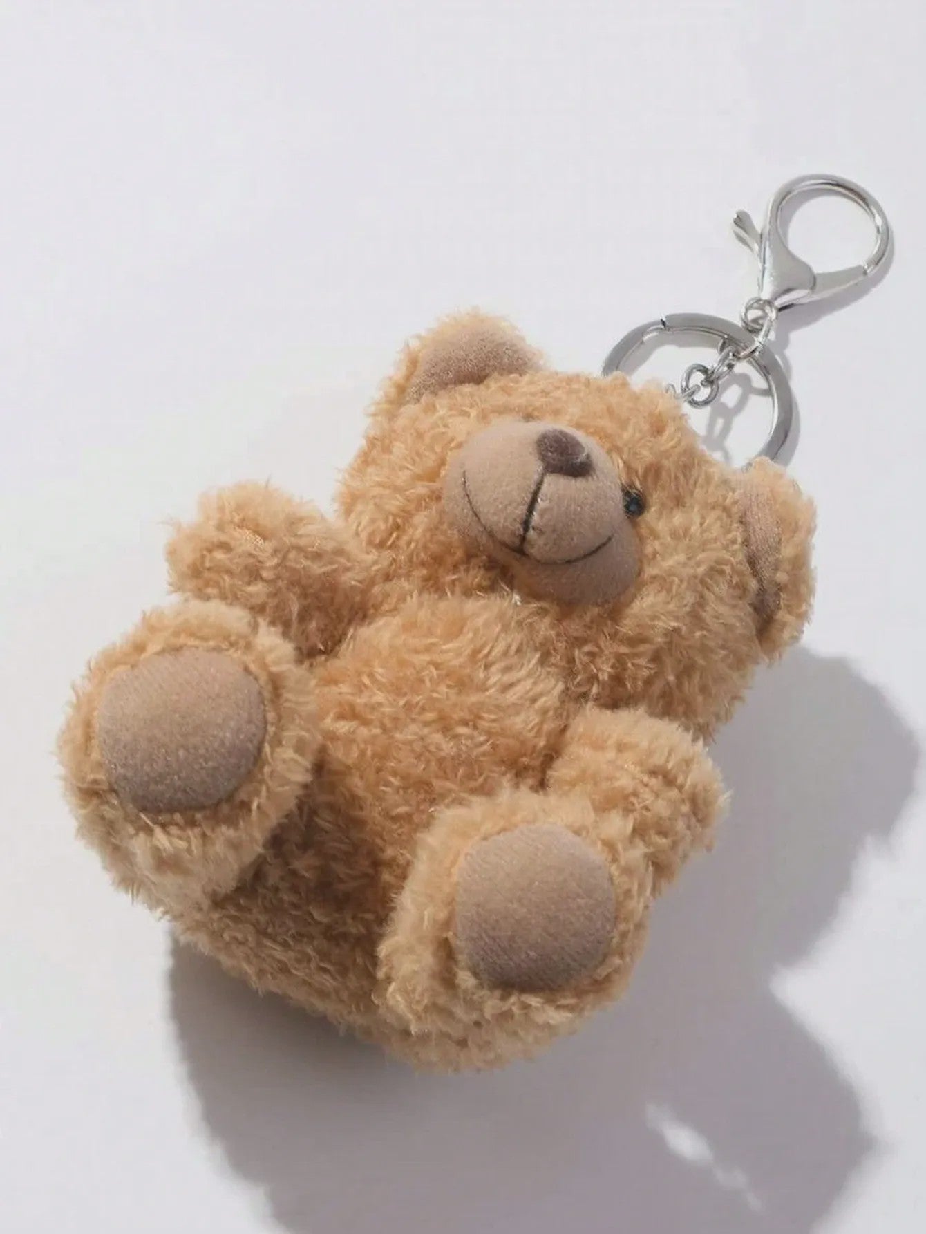 Schattige Pluche Beren Sleutelhanger - Knuffelbeestje voor Tas en Sleutels