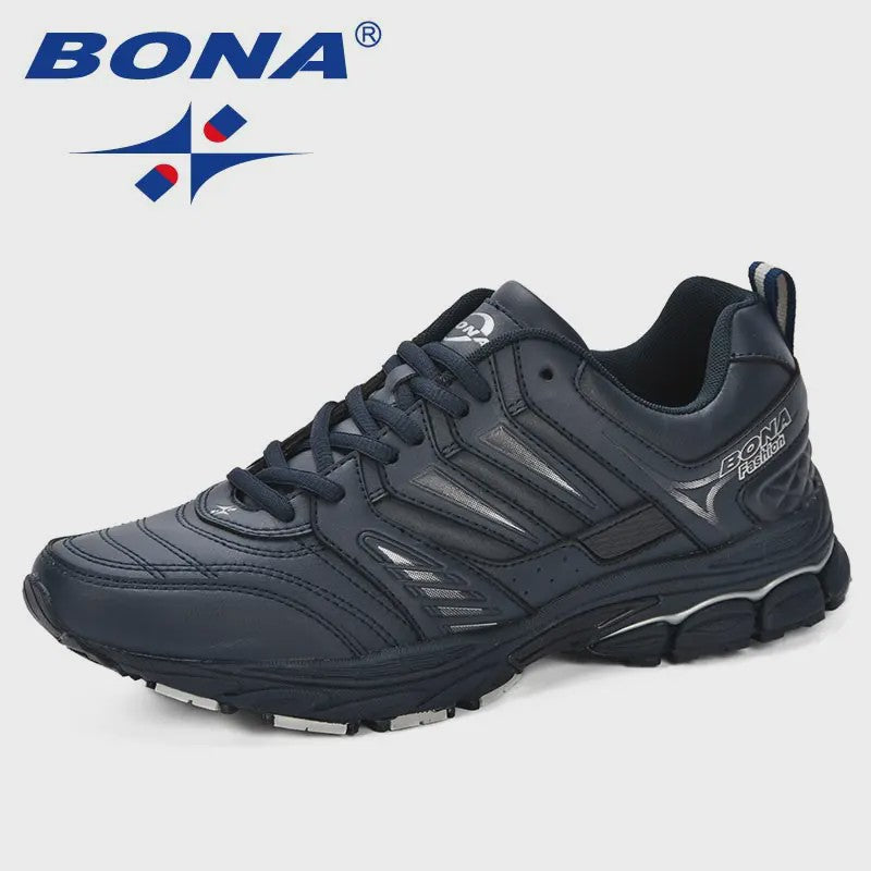 BONA Heren Sportschoenen - Ademend & Comfortabel voor Lopen en Outdoor