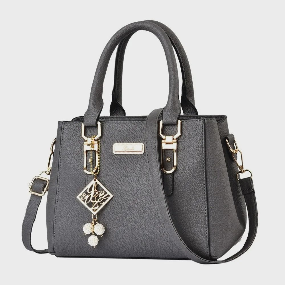 Luxe Leerlook Handtas Dames met Grote Capaciteit en Afneembare Schouderband