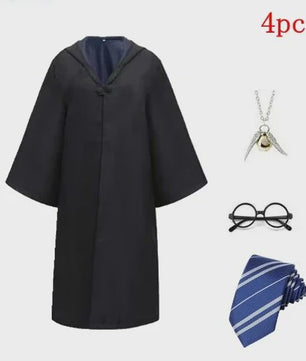 Harry Potter Cosplay Kostuum Set - Volwassenen & Kinderen - Gryffindor & Slytherin