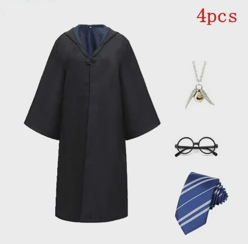Harry Potter Cosplay Kostuum Set - Volwassenen & Kinderen - Gryffindor & Slytherin