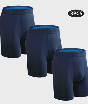 Set van 3 Heren Long Boxershorts - Comfortabel Katoen