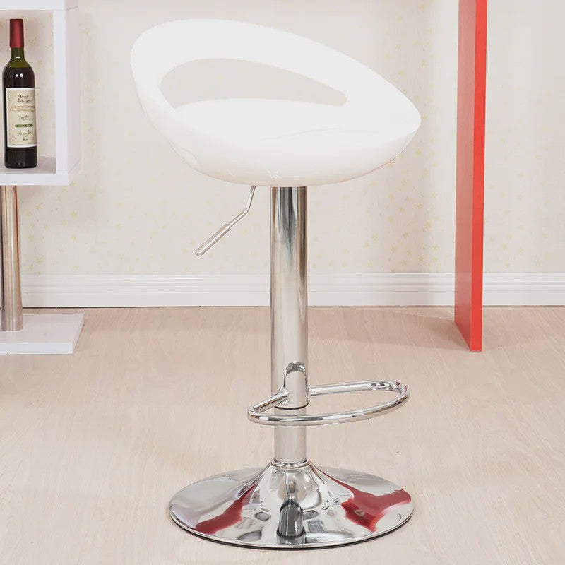 Set van 2 Barkrukken met Rugleuning - In Hoogte Verstelbaar - Modern Design