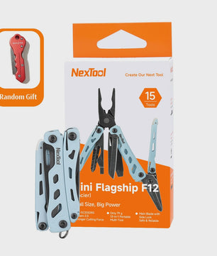 NexTool Mini Flagship F12 15-in-1 Multitool: Compacte EDC-vouwtool met tang, schaar, vijl en meer voor outdoor