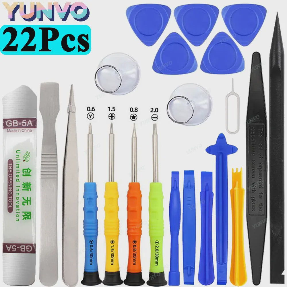 Professionele Reparatie Tool Kit voor Mobiele Telefoons - Precisie Schroevendraaiers & Openingsgereedschap