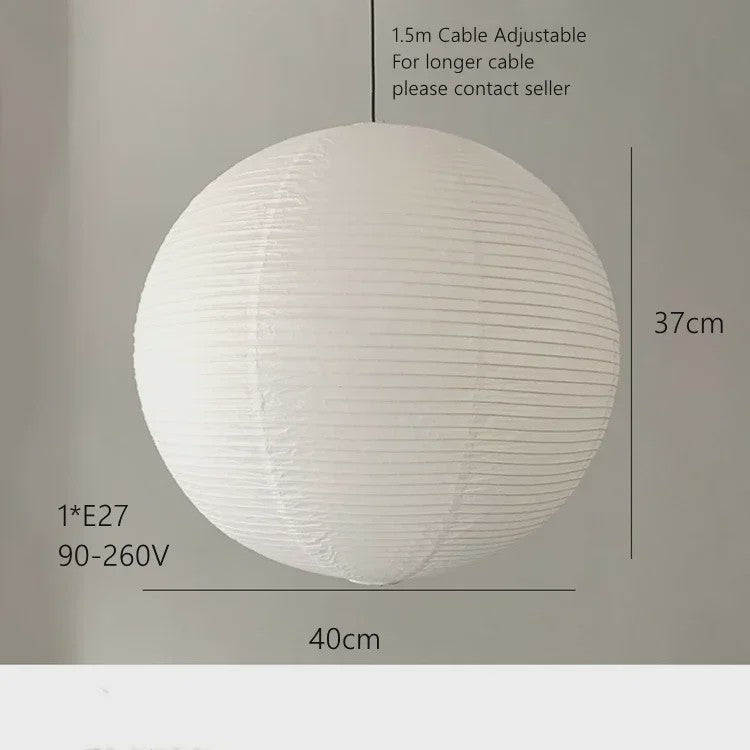 Washi Papier Hanglamp - Sfeervolle Plafondlamp voor Woonkamer & Slaapkamer