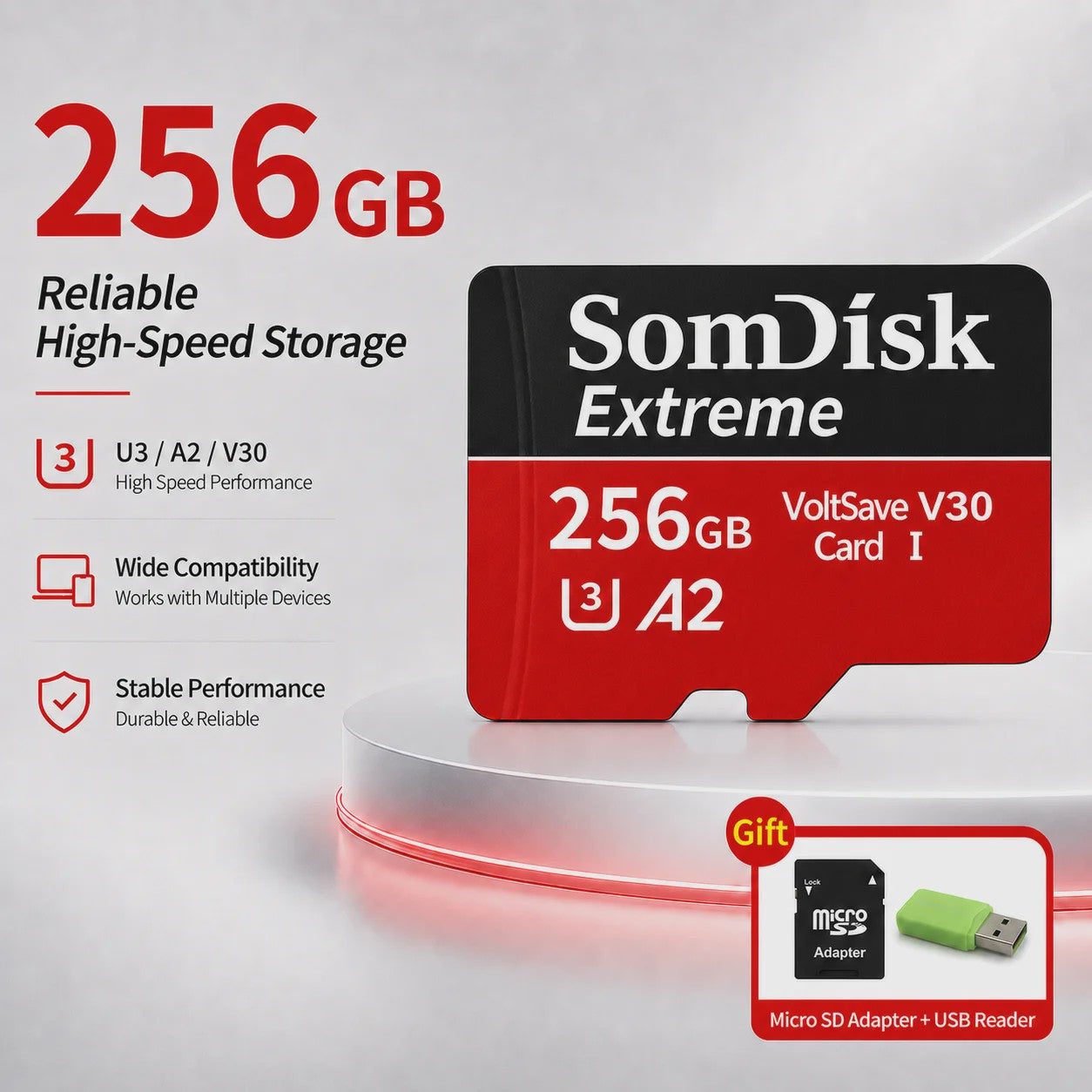 Snelle Micro SD Kaarten (128GB/256GB/512GB) voor Drone, Dash Cam & Tablet - Hoge Capaciteit