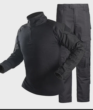 Tactisch Uniform Set: Camouflage Shirt & Broek voor Outdoor, Jacht & Airsoft