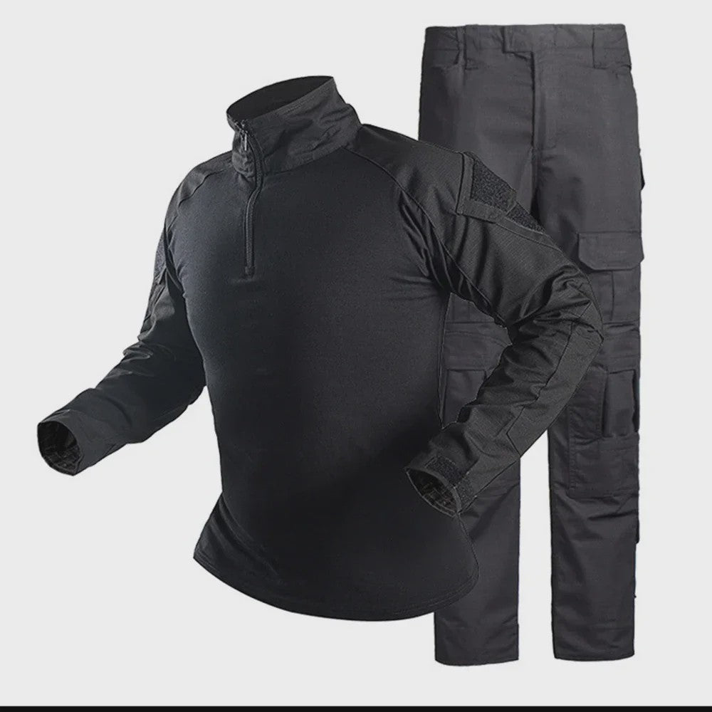 Tactisch Uniform Set: Camouflage Shirt & Broek voor Outdoor, Jacht & Airsoft