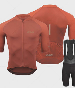 Pro Fiets Kleding Set Heren - Ademend Wielrenpak met Bib Shorts