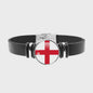 Leren Armband met Vlag van [Land] - Stijlvolle Bangle voor Dames en Heren