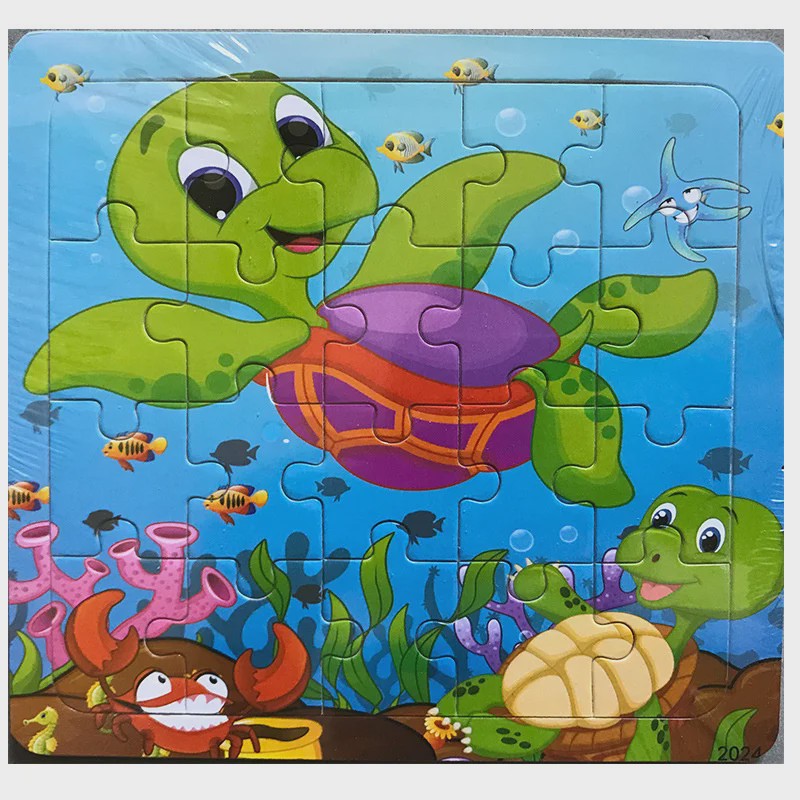 Houten 3D Puzzel Set - 20 Stuks - Dieren & Voertuigen - Educatief Montessori Speelgoed voor Kinderen 3-6 Jaar