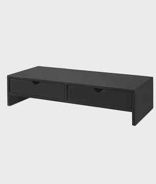 Monitorstandaard met 2 Lades - Bureau Organizer - Verhoogt uw Scherm - 47x11x18cm
