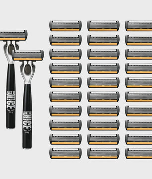 Luxe Scheerset voor Heren: 6-laags Scheermes met Aloë Vera Strip - Perfect Cadeau