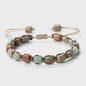 Verstelbare Emperor Stone Kralen Armband - Natuursteen Bangle voor Dames & Heren