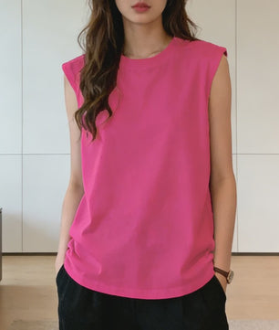 Zomer Tanktop Dames - Mouwloos Basic Vest T-shirt