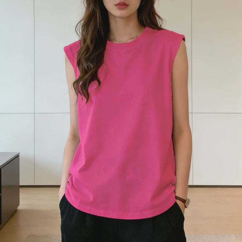 Zomer Tanktop Dames - Mouwloos Basic Vest T-shirt