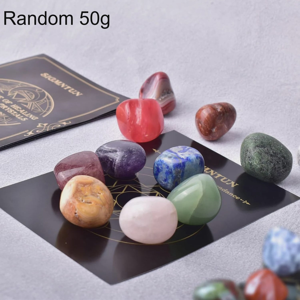 Gepolijste Kristallen en Edelstenen (2-3cm) - Healing, Meditatie & Spiritualiteit