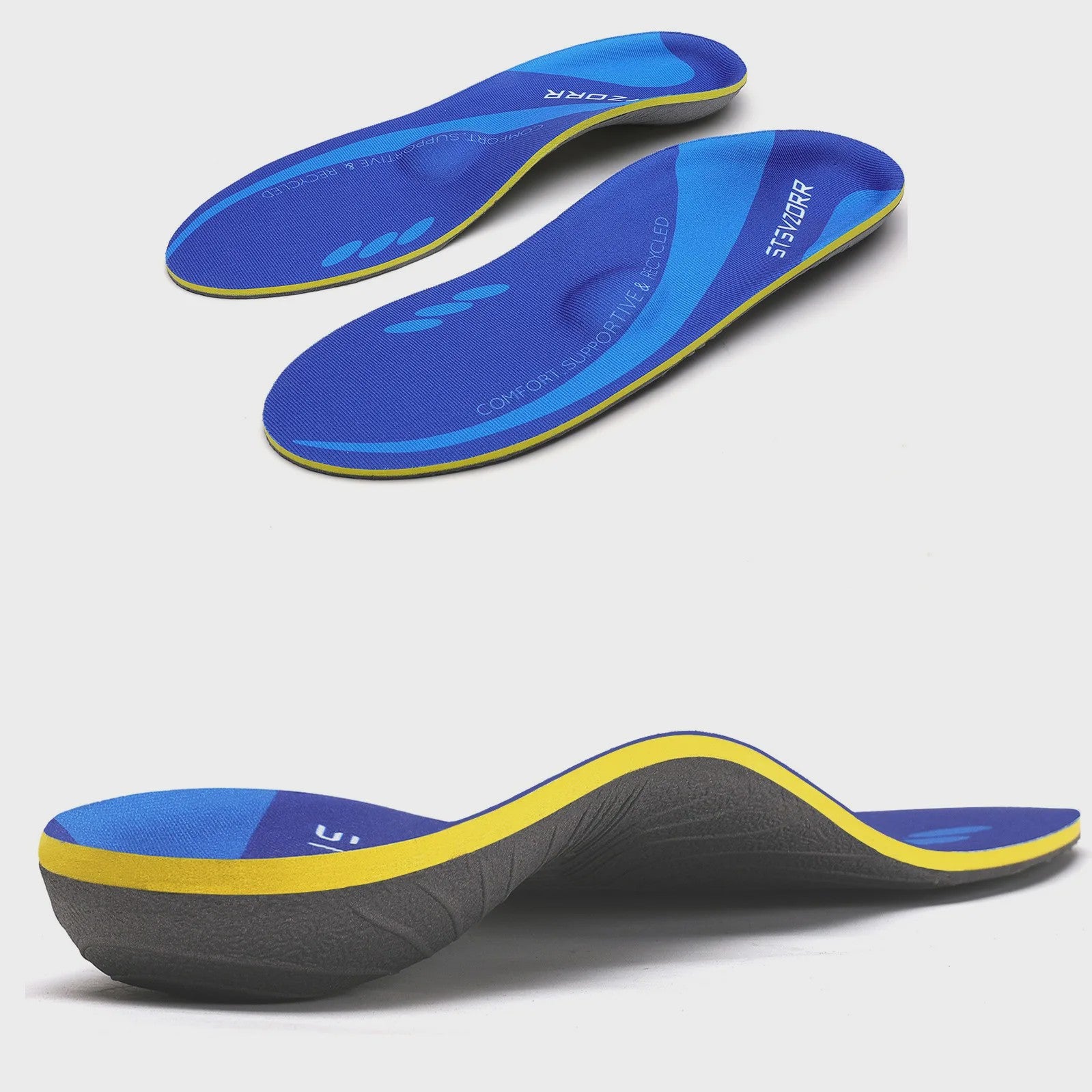 Orthopedische Inlegzolen voor Hoge Boog, Platte Voet & Pijnverlichting - Unisex
