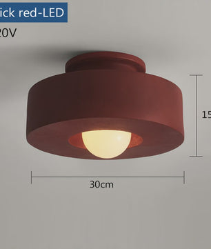 Moderne LED Plafondlamp Rond 30cm - Sfeervolle Verlichting voor Hal, Slaapkamer & Studiekamer