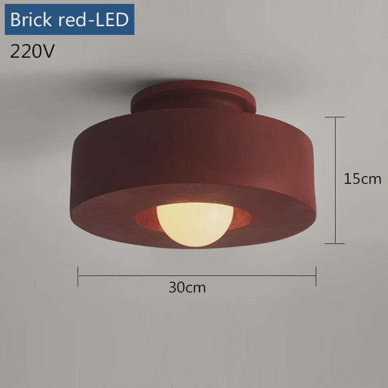 Moderne LED Plafondlamp Rond 30cm - Sfeervolle Verlichting voor Hal, Slaapkamer & Studiekamer