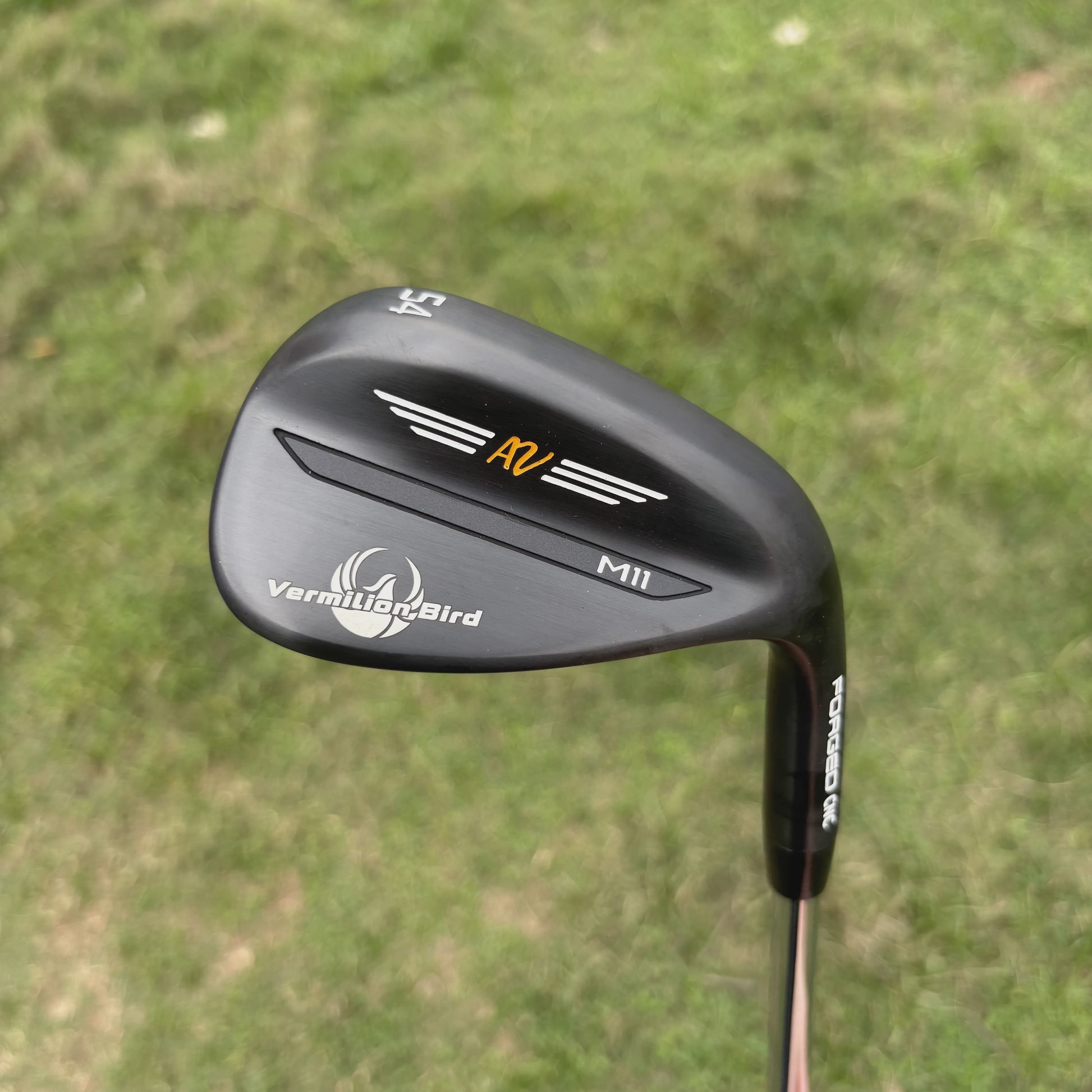 Vermilion Bird Forged Golf Wedge - Soft Carbon Steel, CNC Milled, Spin & Bounce Control