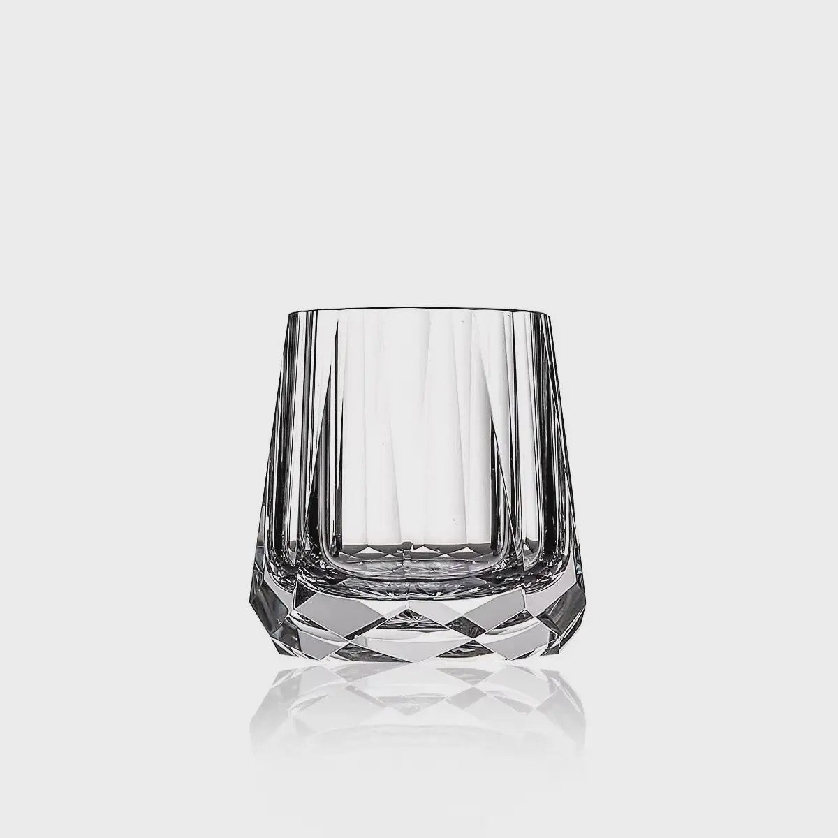 Luxe K9 Kristallen Whiskeyglas met Diamantgeslepen Design - Perfect Cadeau