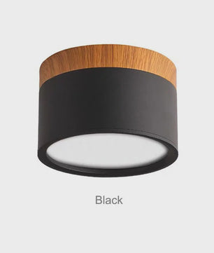 Nordic Hout LED Plafondspot - Dimbare Modern Design Verlichting