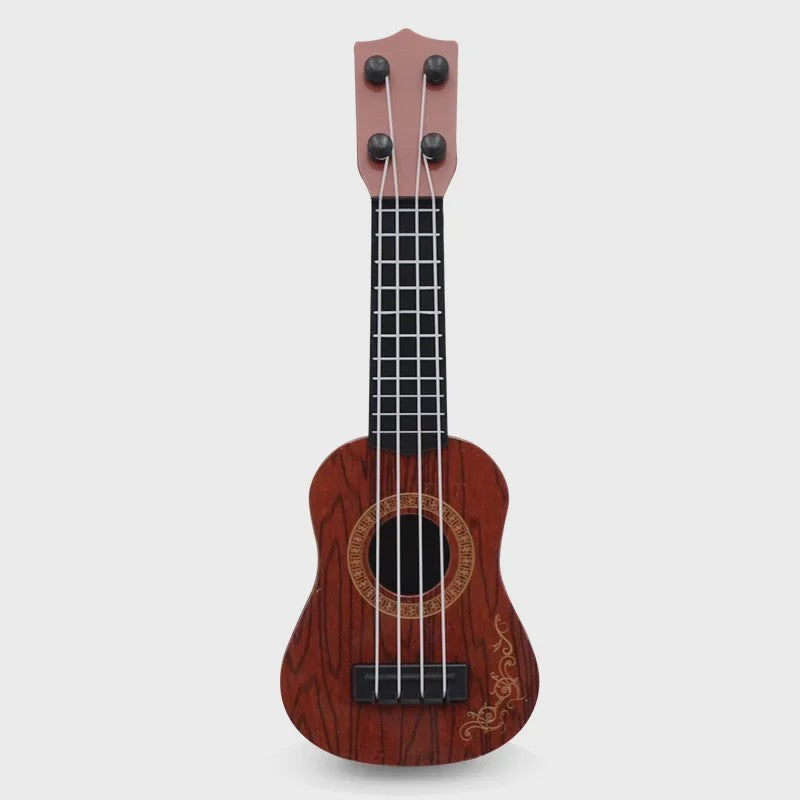 Houten Mini Gitaar Speelgoed met 4 Snaren - Ideaal voor Kinderen en Beginners