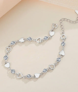 Set van 4 Luxe Armbanden met Groene Edelstenen en Strass - Stijlvolle Sieraden voor Dames