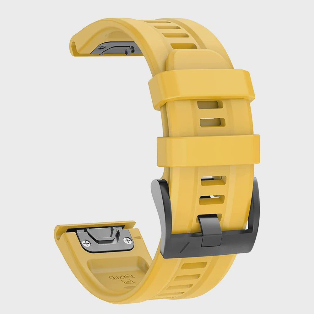 QuickFit Siliconen Horlogeband 22mm/26mm voor Garmin Fenix 7/7X, Epix Gen 2, Enduro 2 & Fenix 5/6 Series