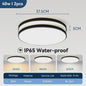 Waterdichte LED Plafondlamp Rond - 18W/30W/40W - IP44 - Keuken, Badkamer, Woonkamer