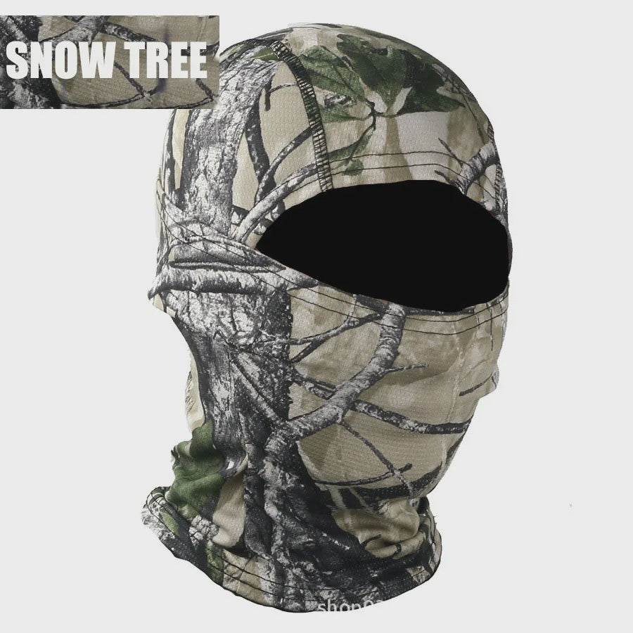 Tactische Camouflage Balaclava - Volledig Gezicht Masker voor Fietsen & Jagen