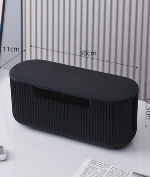 Stijlvolle Kabel Organizer Box met Deksel - Orde op Bureau en Werkplek