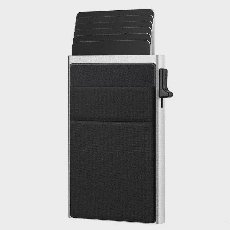 Slimme RFID Portemonnee Kaarthouder - Pop-up Aluminium Creditcard Wallet