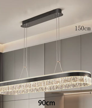 Nordic Kristallen Plafondlamp - Stijlvolle Chandelier voor Woonkamer, Restaurant of Villa