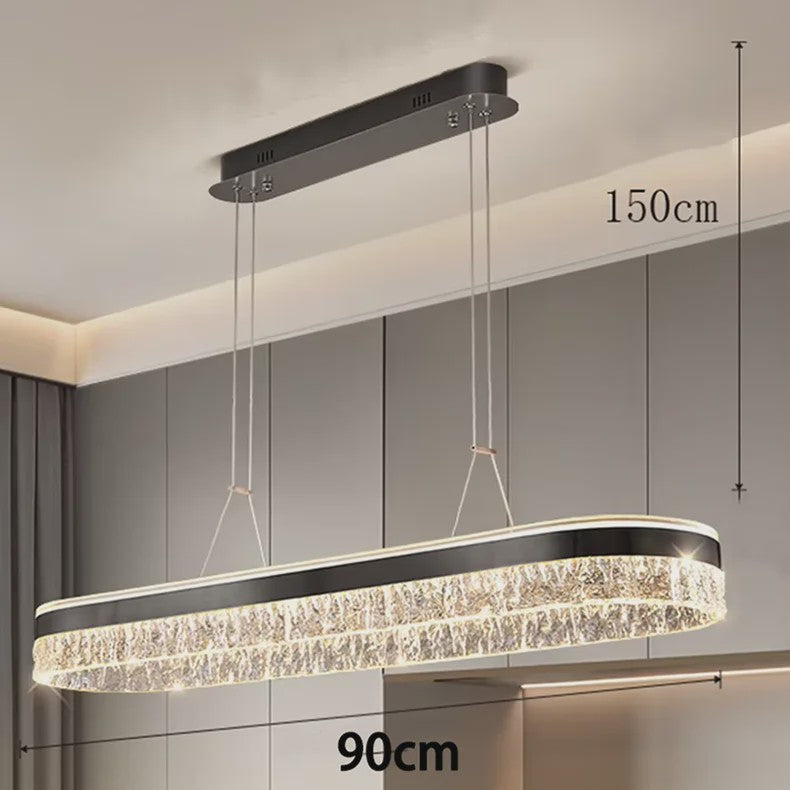 Nordic Kristallen Plafondlamp - Stijlvolle Chandelier voor Woonkamer, Restaurant of Villa