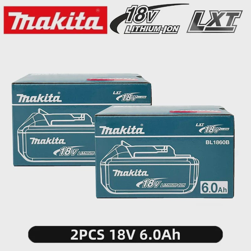 Makita 18V 6.0Ah Li-ion Accu BL1860 LXT - Krachtige Vervanging voor 18V Gereedschap